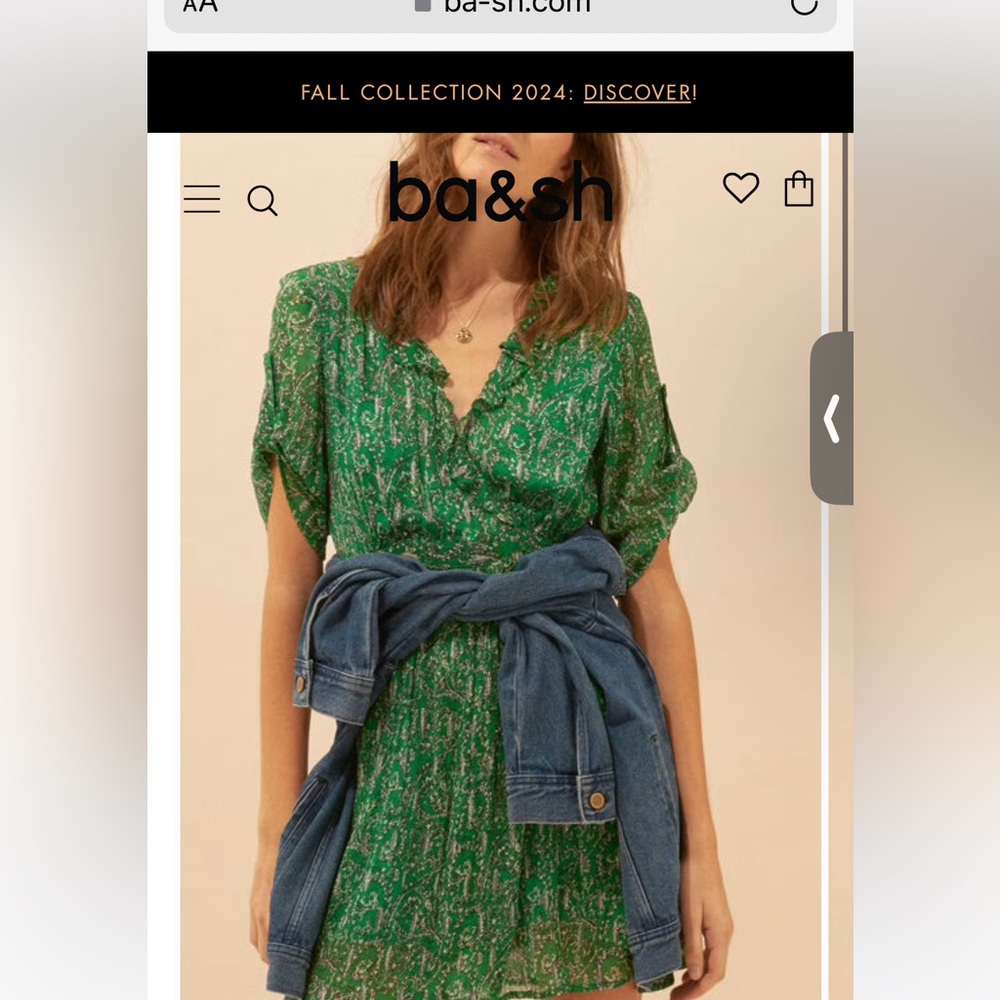 Ba&sh Clem dress size medium